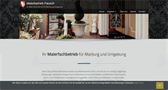 Desktop Screenshot of malerbetrieb-pausch.de
