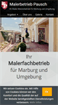 Mobile Screenshot of malerbetrieb-pausch.de